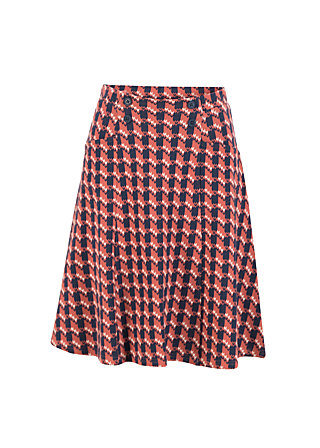 Tellerrock gar so gern, pied-de-poule red, Röcke, Rot