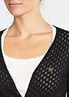 cache coeur, black corn, Knitted Jumpers & Cardigans, Black