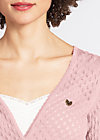 cache coeur, rose corn, Knitted Jumpers & Cardigans, Pink