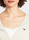 cache coeur, white corn, Knitted Jumpers & Cardigans, White