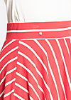 logo stripe circle skirt, summer red stripes, Skirts, Red