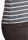 logo stripe t-shirt, summer night stripes, Shirts, Grau