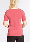 logo t-shirt, rusty red, Shirts, Rot