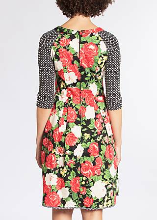 Baumwollkleid singing in the spring, la belle vie, Kleider, Schwarz