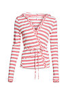 Cardigan klappfix, consumer stripes, Strickpullover & Cardigans, Weiß