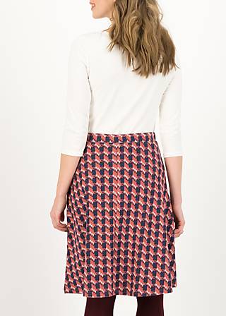 Tellerrock gar so gern, pied-de-poule red, Röcke, Rot