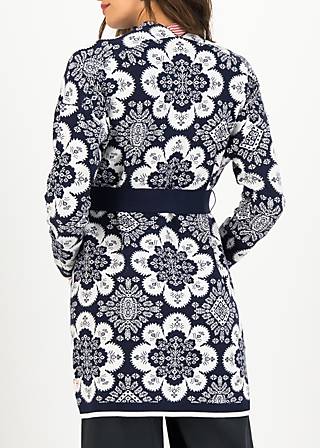 Long Cardigan la boheme carpet, carpet maritime, Knitted Jumpers & Cardigans, Blue