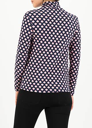 Longsleeve lonely lips turtle, funny feather, Shirts, Blau