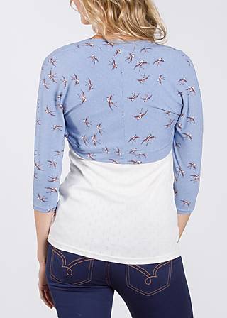 Kurzjacke kiss me blom, swallow swing, Strickpullover & Cardigans, Blau