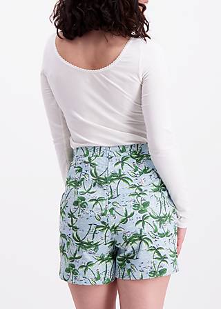 Shorts island in the sun shorts, hippie hawaii ho, Hosen, Blau