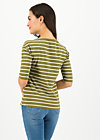 Shirt logo stripe halfsleeve, stripe of nature, Shirts, Grün