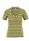 logo stripe t-shirt, stripe of nature, Shirts, Grün