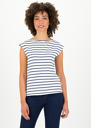 Top logo stripe top, stripe of paris, Shirts, White