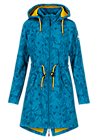 Soft Shell Jacket swallowtail lightweight, tropical shades, Jackets & Coats, Turquoise