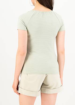 T-Shirt Vintage Heart, abbey stripes, Tops, Green