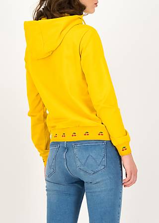 Zip Top vitamine beaut&eacute;, corn yellow, Sweatshirts & Hoodies, Yellow