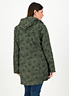 Soft Shell Jacket wild weather long anorak, whispering leaves, Jackets & Coats, Green