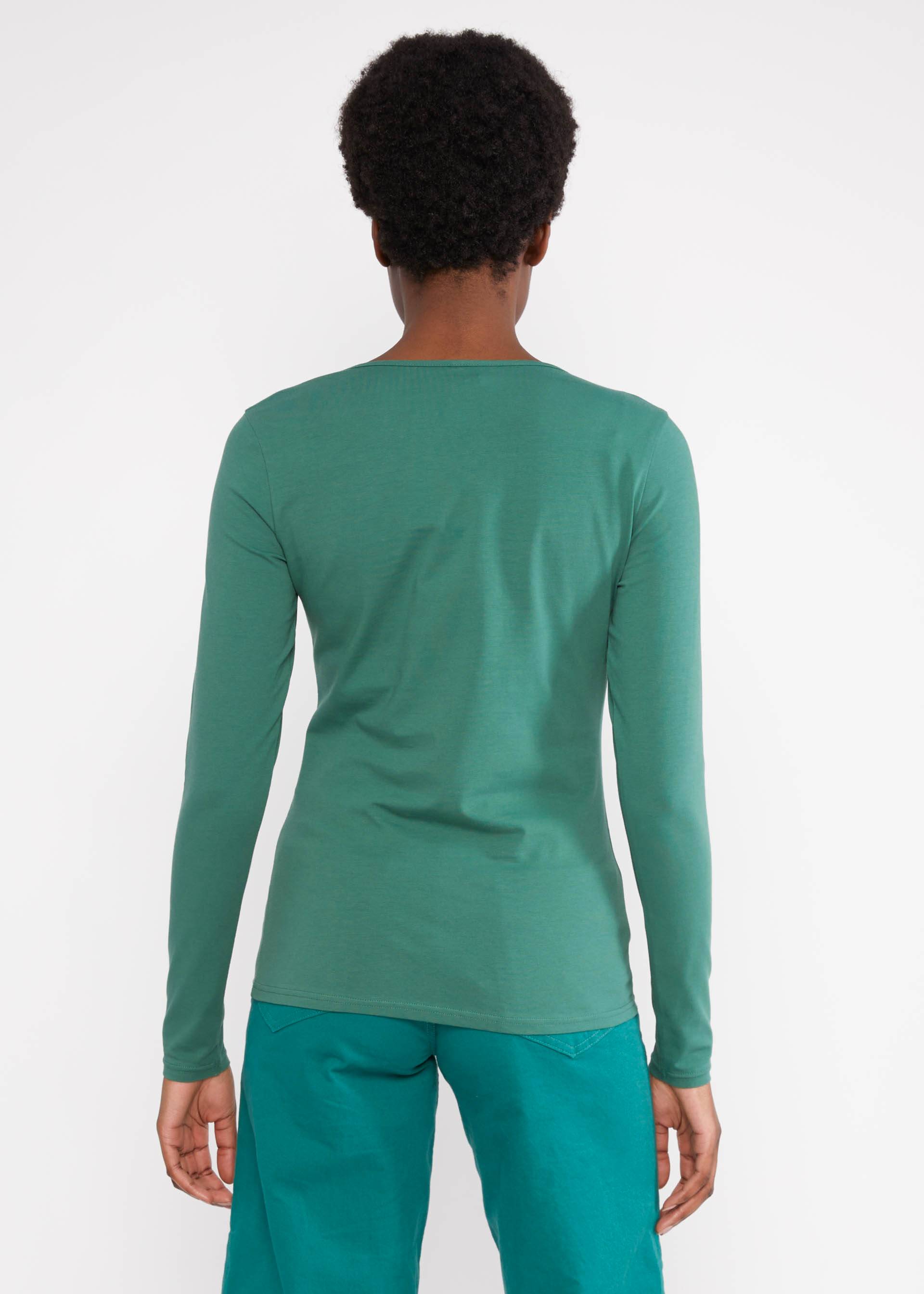 Jerseyshirt Balconnet Féminin, forest bouquet green, Shirts, Grün