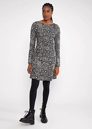 Autumn Dress California Calling, flower field, Dresses, Black