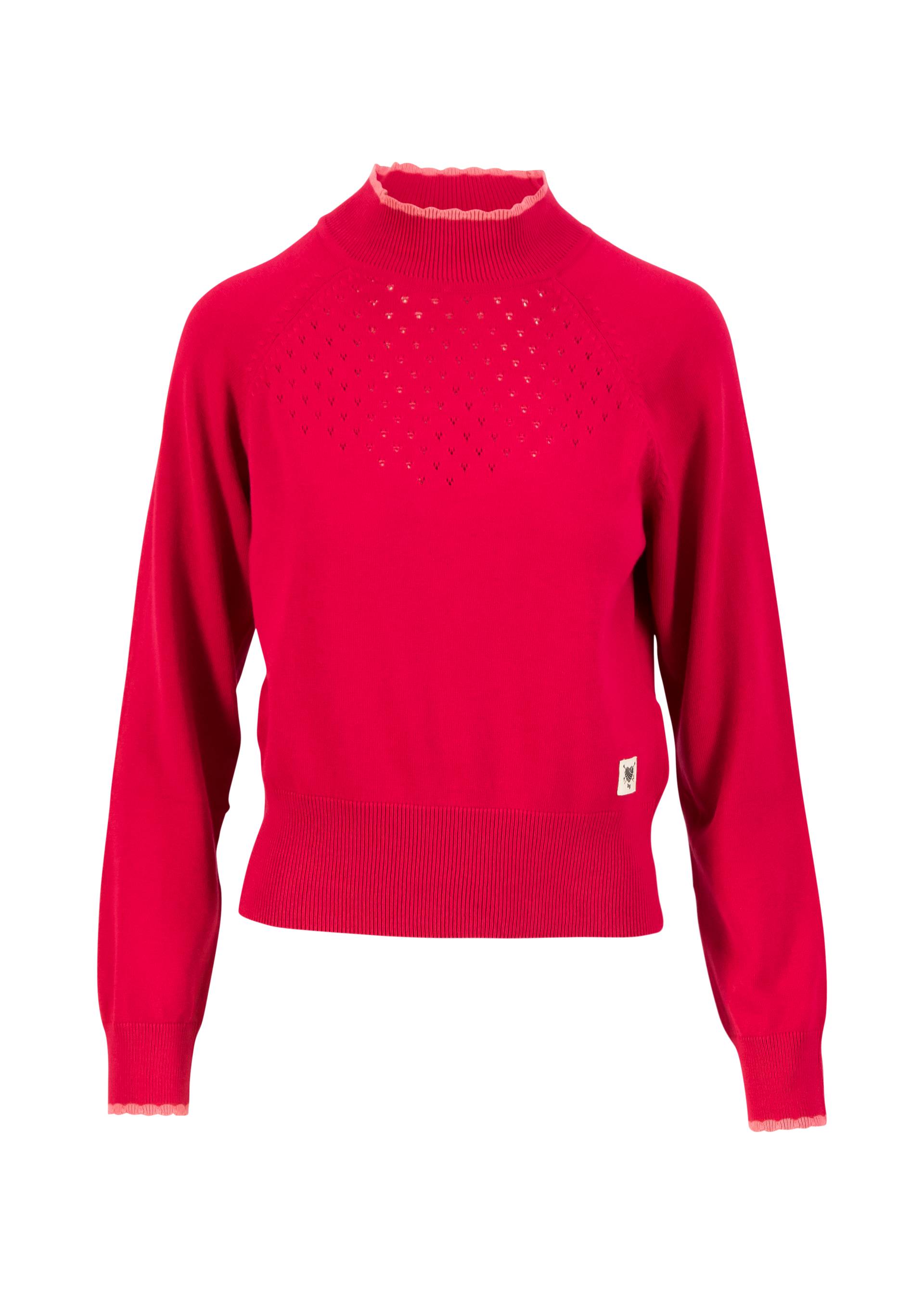 Strickpullover Delicious Minds, cerise sucrée, Strickpullover, Rot