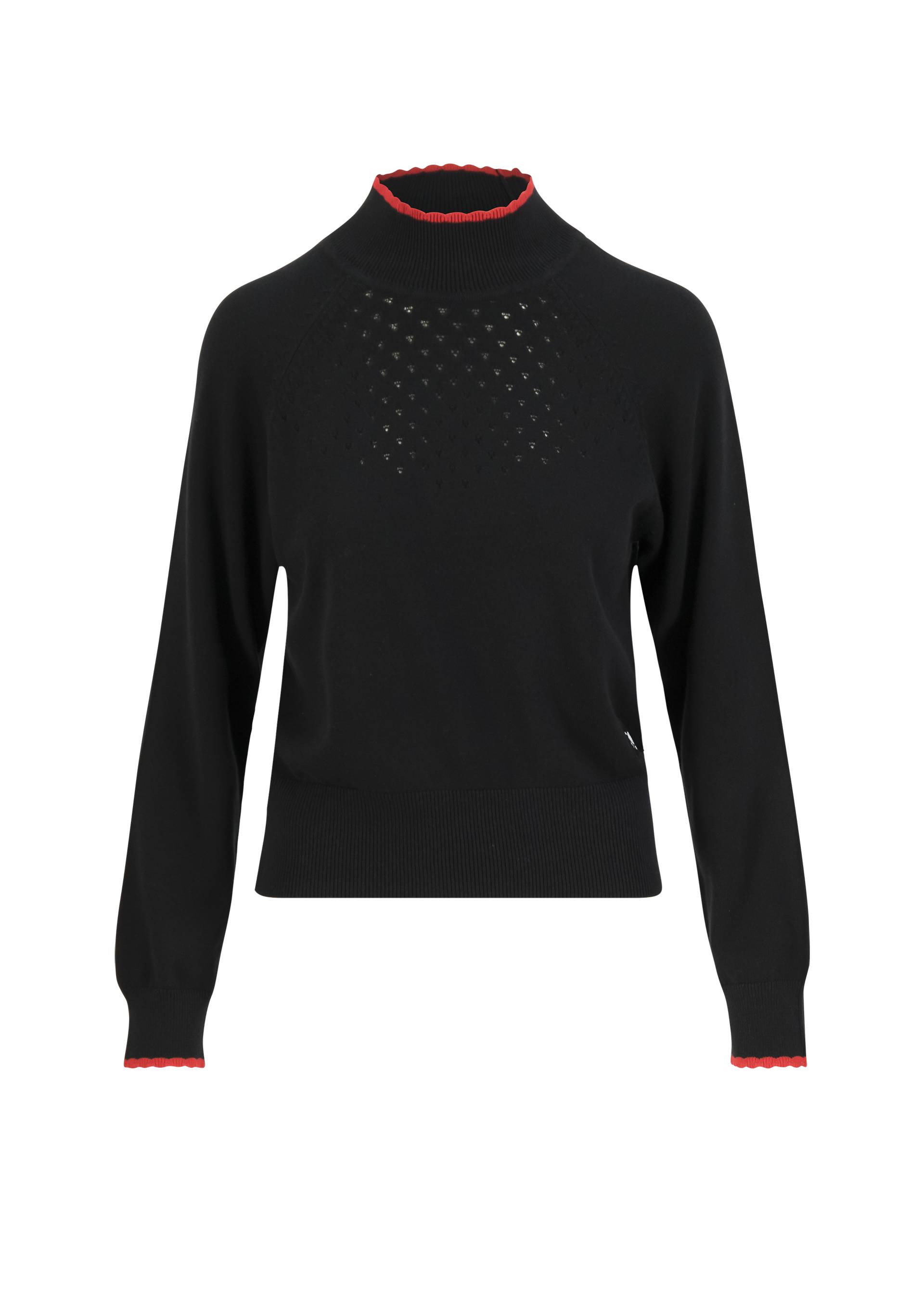 Strickpullover Delicious Minds, mushroom dream black, Strickpullover, Schwarz