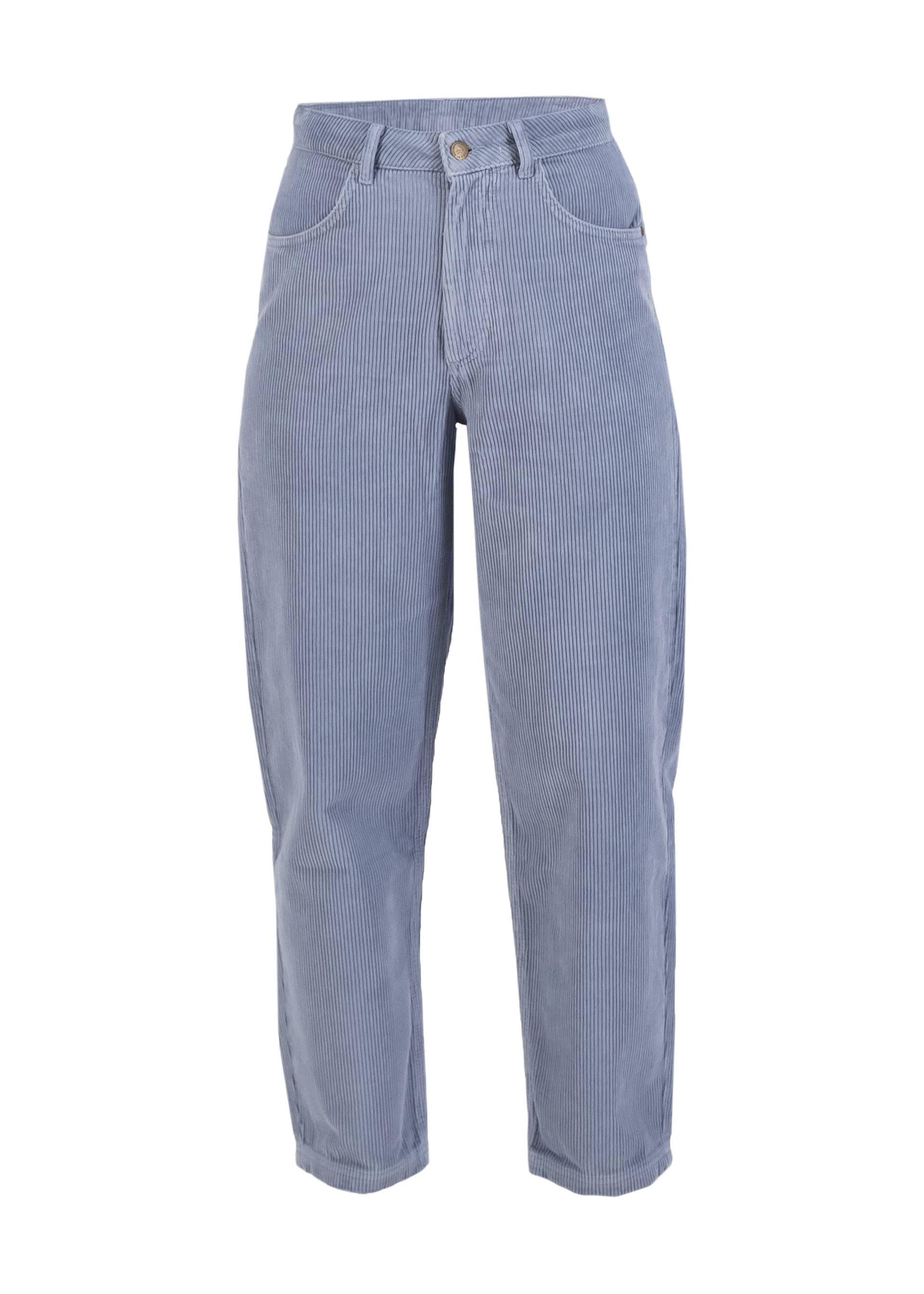 Cordhose High Waist Olotte, light blue corduroy, Hosen, Blau