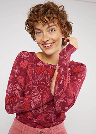 Longsleeve Oh Marine, botanical fairytale, Tops, Red