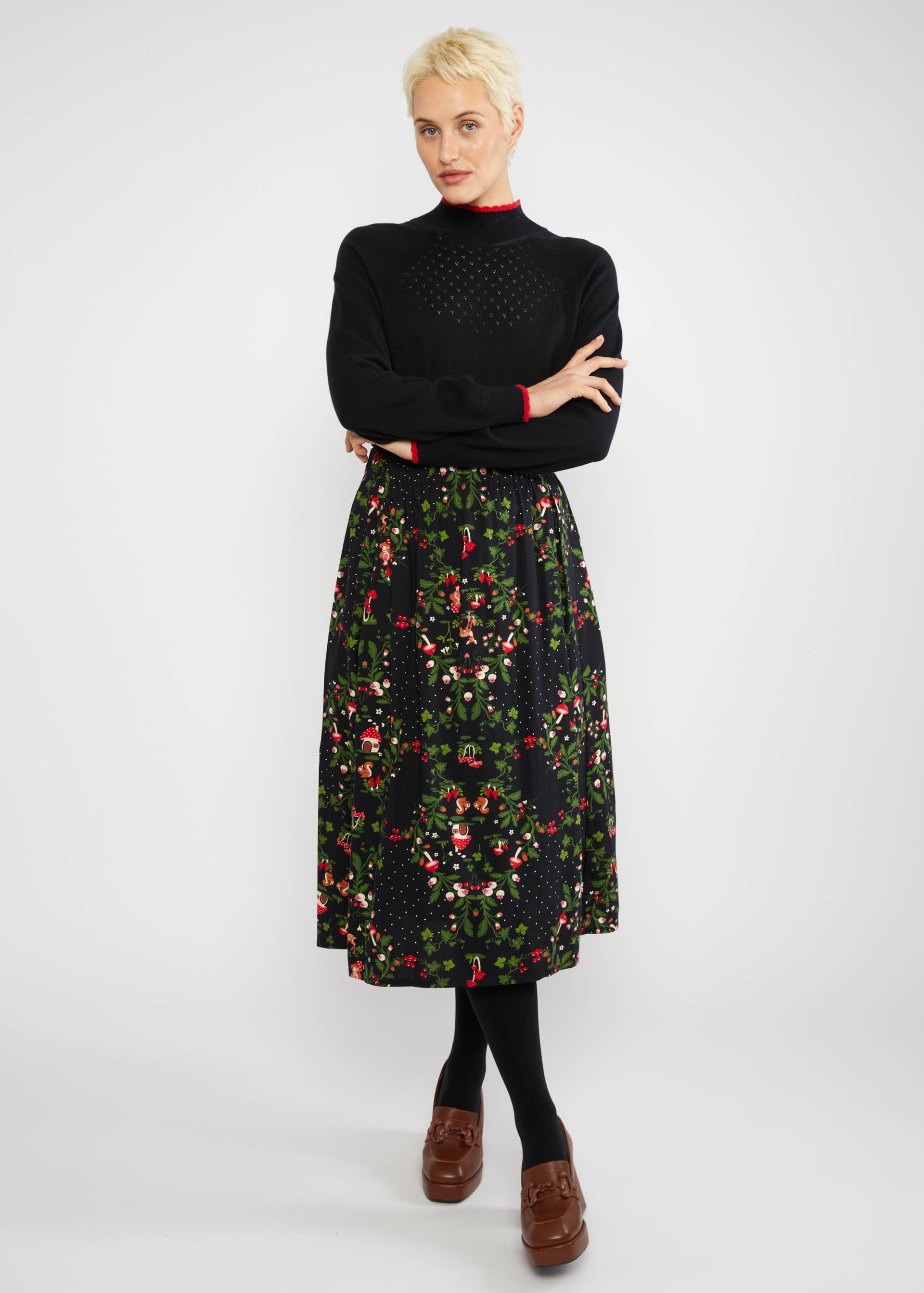 Midirock Swing Around the Clock, homely mushroom, Röcke, Schwarz