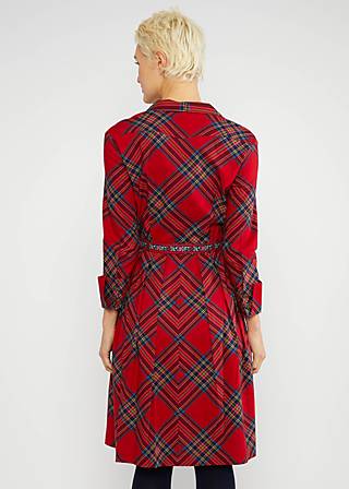 Blusenkleid Zauberknopf und Kragen, rainbow steward, Kleider, Rot