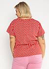 Summer blouse Feed the Birds, spirit of shanti, Blouses & Tunics, Red