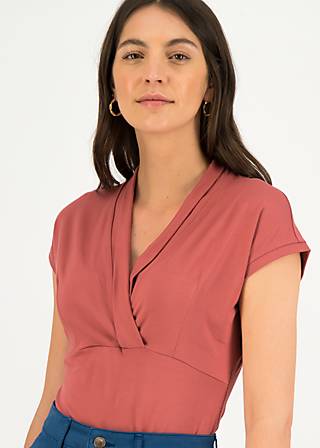 Shirt Mon Cher Cache-Cœur, musty marsala, Shirts, Braun