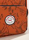 Backpack wild weather lovepack , whimsical wisdom, Accessoires, Brown