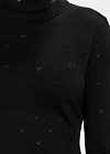 logo knit turtle, black night ajour, Knitted Jumpers & Cardigans, Black