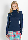 logo knit turtle, rain air ajour, Knitted Jumpers & Cardigans, Blue