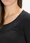 logo longsleeve u-shirt, classy black, Shirts, Black
