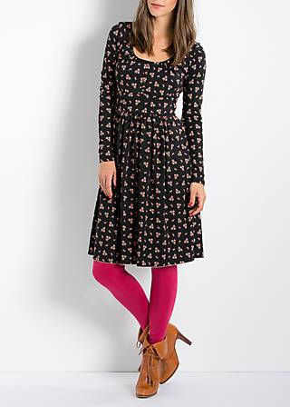 Jerseykleid dreamwood darling dress, glowing bouquet, Kleider, Schwarz