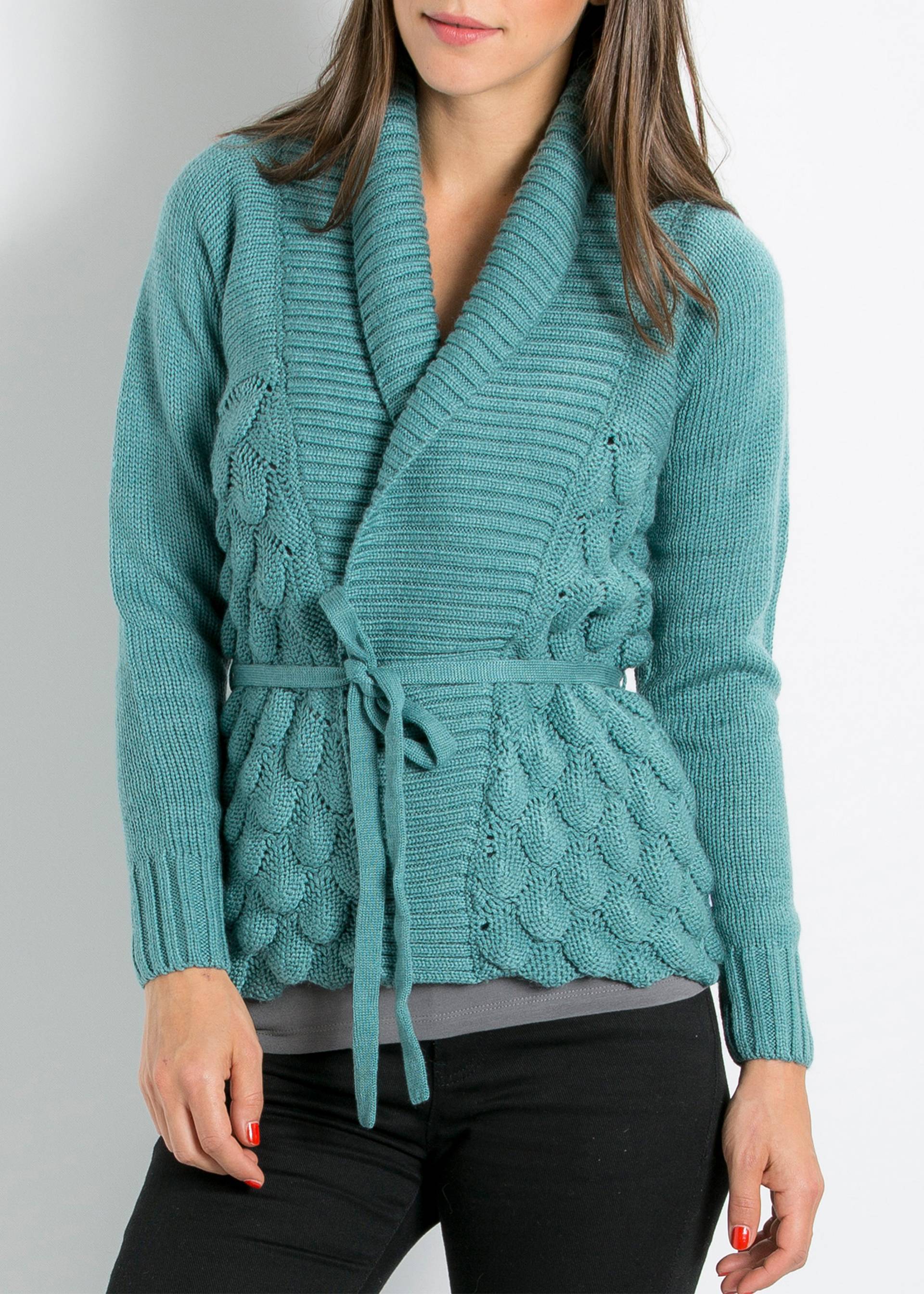 Cardigan wooly wonder cardy, iced atmosphere, Blau