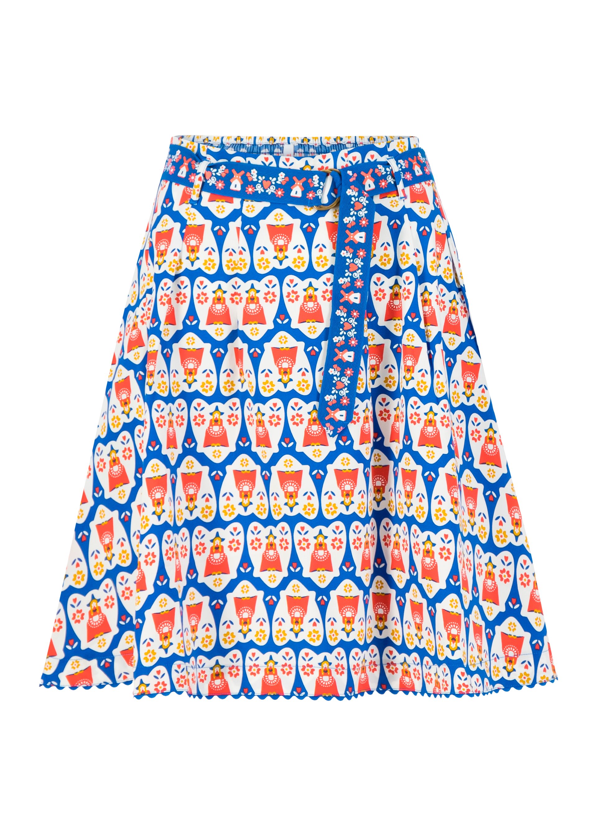 Sommerrock hello love, antje van ameland, Röcke, Blau