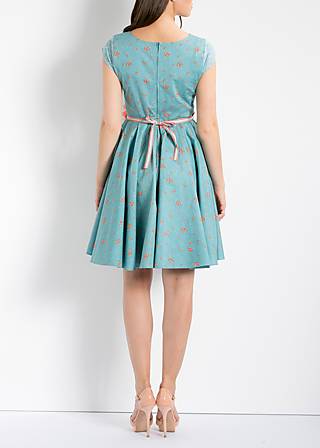 Sommerkleid evening with eve dress, gentle garden, Kleider, Blau