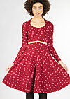 tidy and polite dress, red lady rose, Dresses, Red