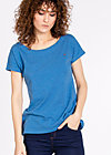 logo shortsleeve legère, smooth blue, Shirts, Blue