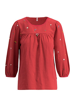 3/4 Sleeved Top in love with alm oehi, red meadow, Tops, Red