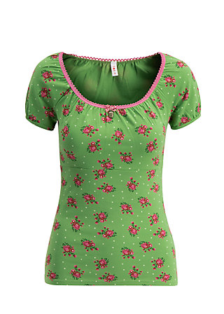 T-Shirt waschtisch romance, valley rose, Tops, Green