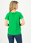 Short sleeve blouse feed the birds, joyful green, Blouses & Tunics, Green
