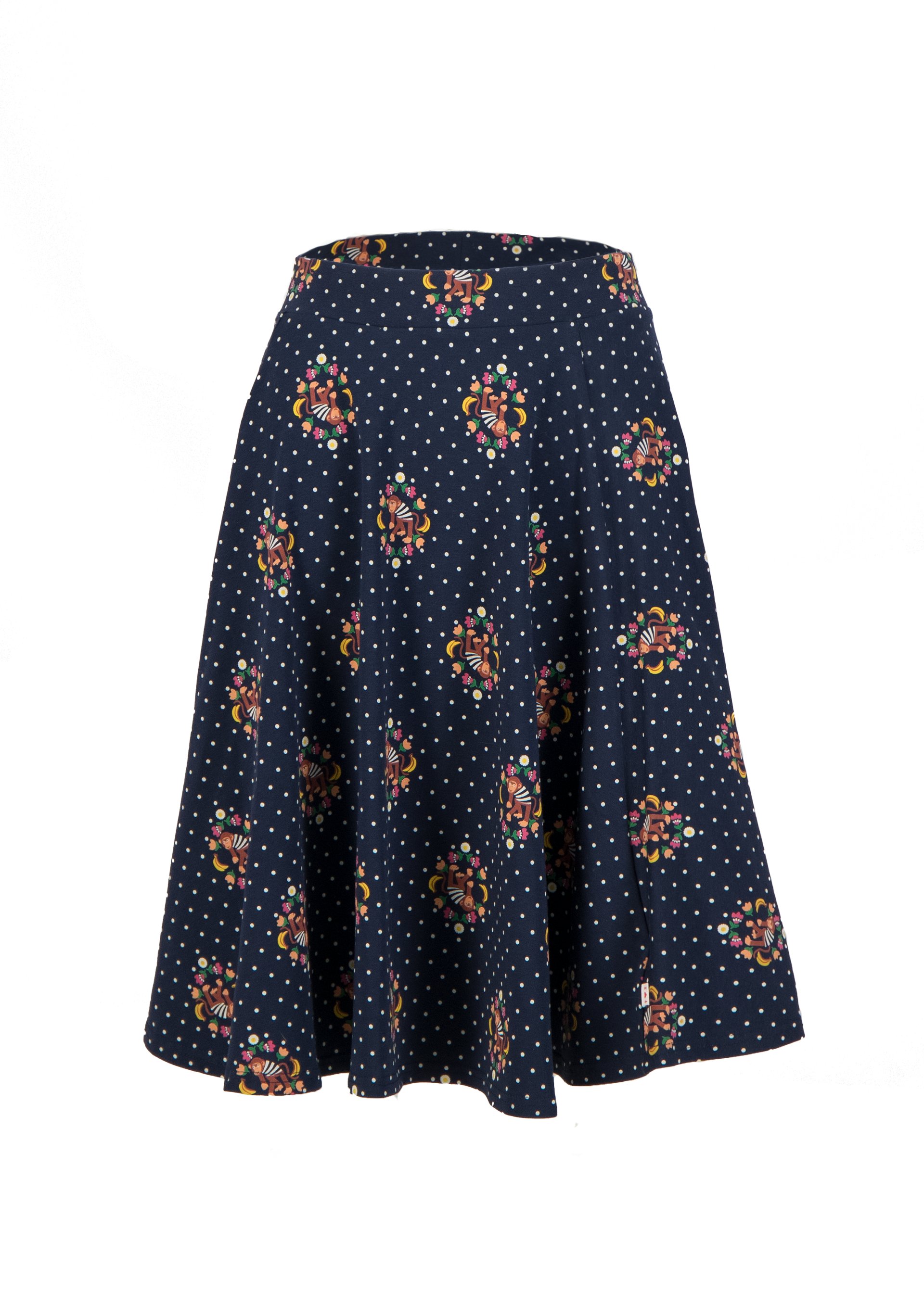 Tellerrock fullmoon, monty the monkey, R&ouml;cke, Blau