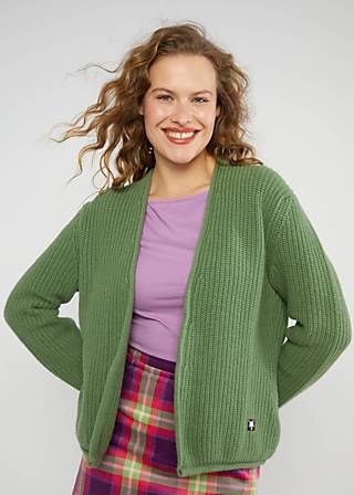 Cardigan Aran and Eve, old library soft green, Cardigans, Gr&uuml;n