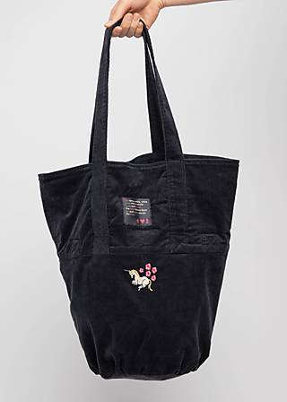 Handtasche Heather Glen Foldable Bag, night in the forest, Accessoires, Schwarz