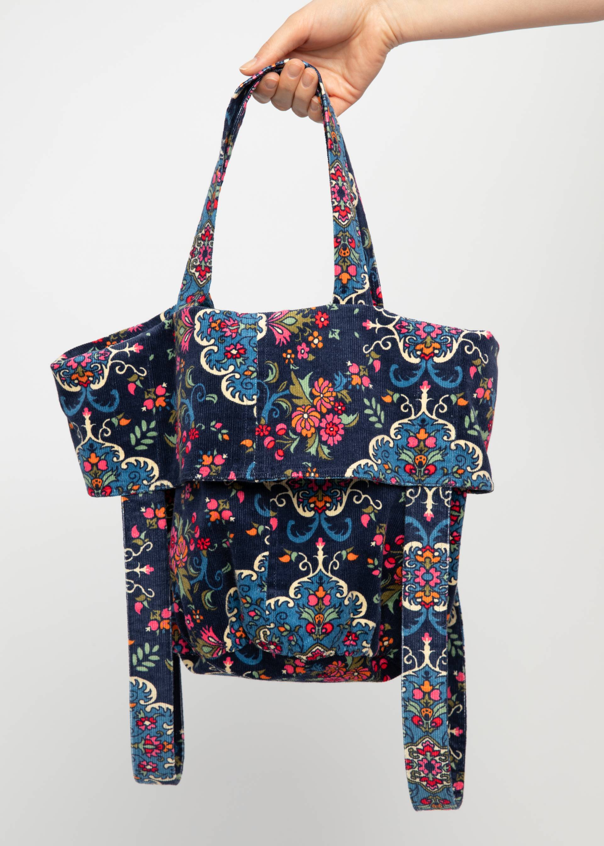 Handtasche Heather Glen Foldable Bag, carpet of history, Accessoires, Blau