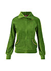 Workout Jacket charming turtle, yarn green, Zip jackets, Green