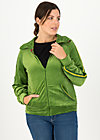 Soft Shell Jacket charming turtle, yarn green, Zip jackets, Green